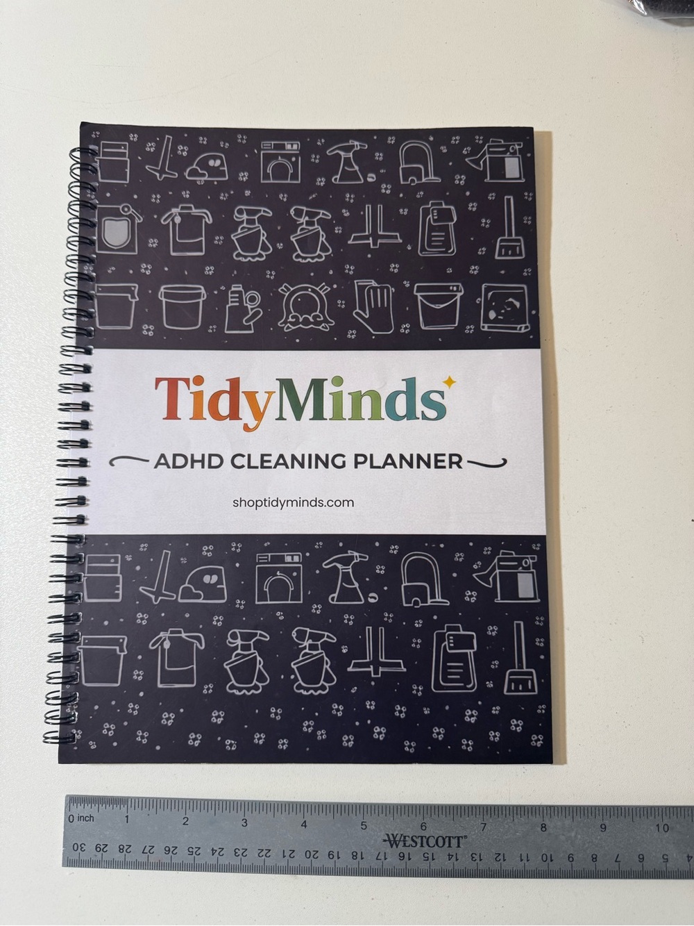 ADHD Cleaning Planner – Black Cover